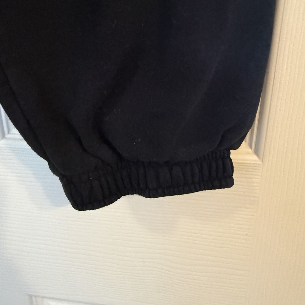 TNA Sweatfleece Joggers Women's Small Black Cozy‎ Fleece Mega Fit Streetwear EUC - Picture 7 of 12
